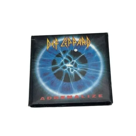 Vintage 1992 Def Leppard Adrenalize Album Button - Picture 1 of 2